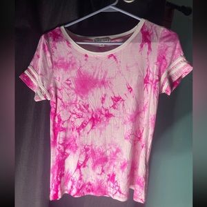 Pink tie dye Tshirt